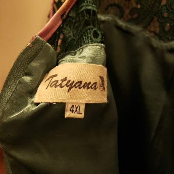 BEAUTIFUL FLORAL SUMMER DRESS PLUS SIZE 4XL TATYANA - Picture 3 of 4